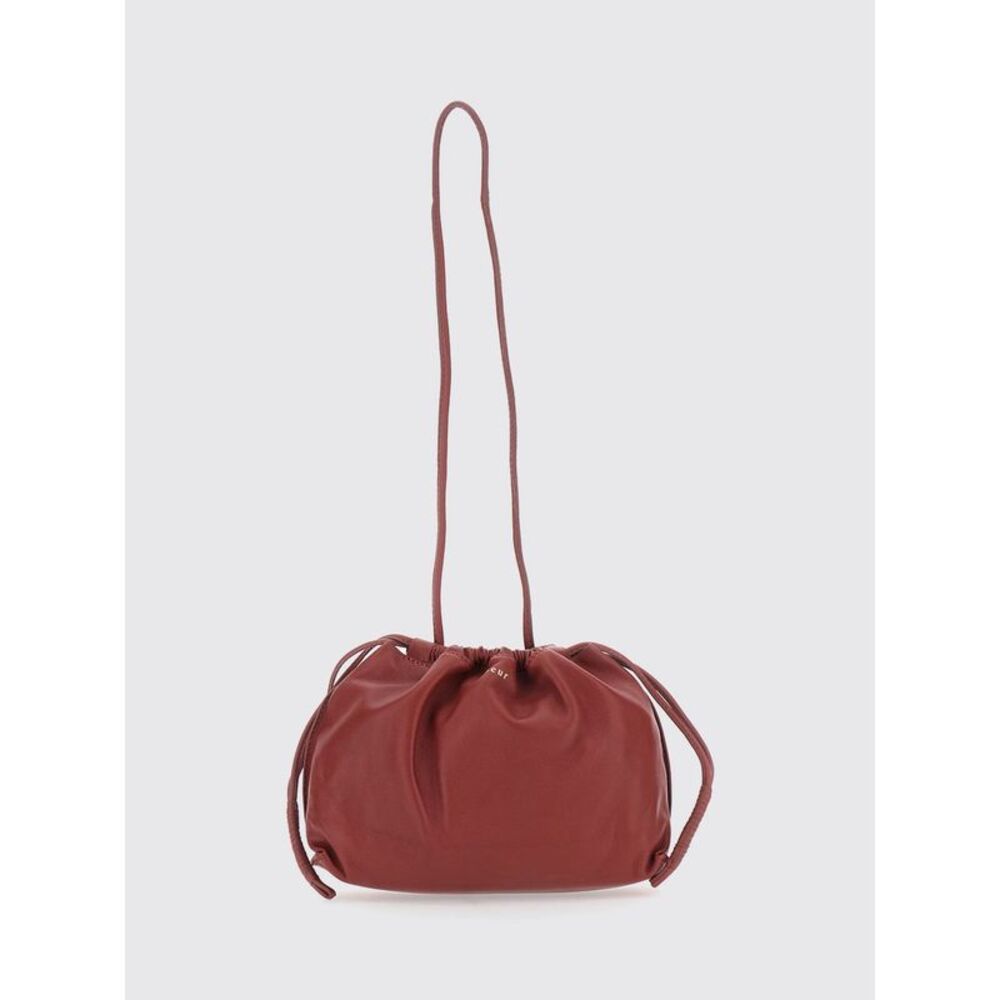 Soeur Women Suzette Small Leather Bucket Bag Soeur With Drawstring Closure